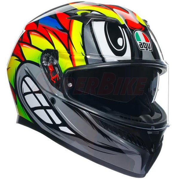 K3 AGV BIRDY 2.0 GREY/YELLOW/RED