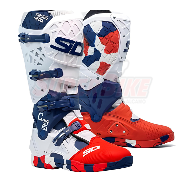 STIVALI CROSSAIR X WHITE NAVY RED STIVALI CROSSAIR X WHITE NAVY RED