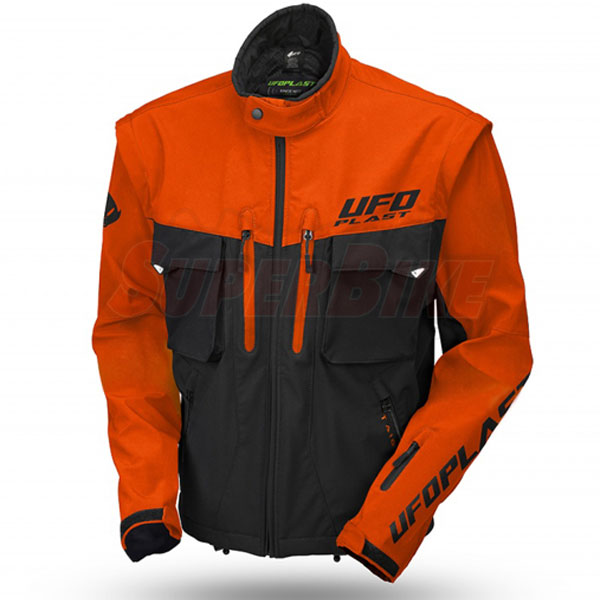 GIACCA ENDURO TAIGA CON PREDISPOSIZIONE COL NERO ARANCIO (KF)